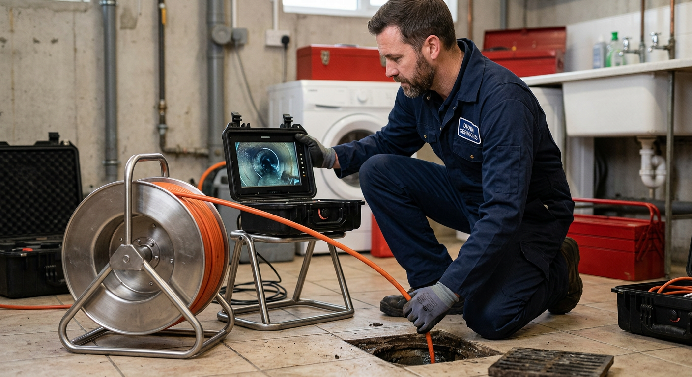 Inspection caméra endoscopique de canalisation à Malakoff